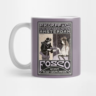 F. Korff & Co choclatiers poster Mug